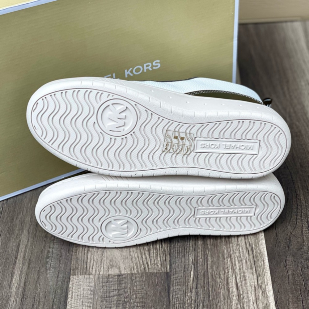 Michael Kors Sheia High Top Sneakers Olive Color - Picture 7 of 9